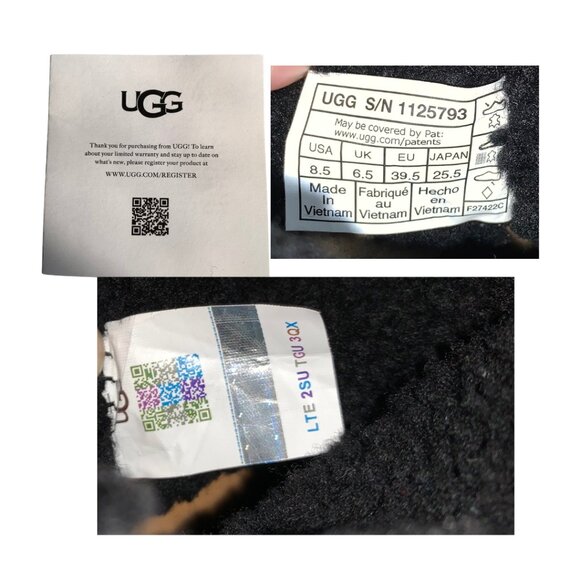 NEW UGG Mika Bootie in Black Size 8.5  (No Box) - Picture 7 of 7